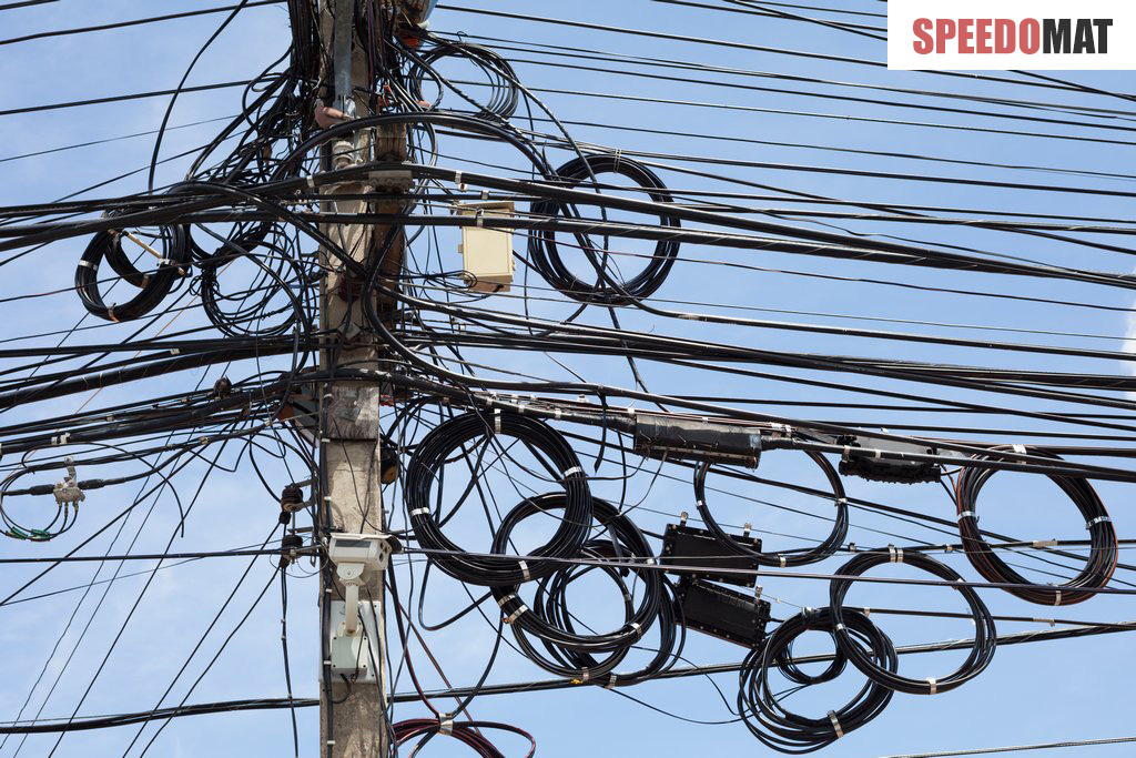 tangled fiber optics